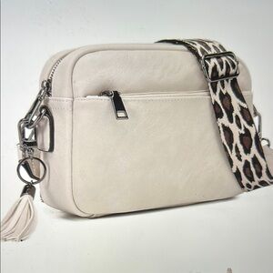 New Purse Wide Adjustable Leopard Strap